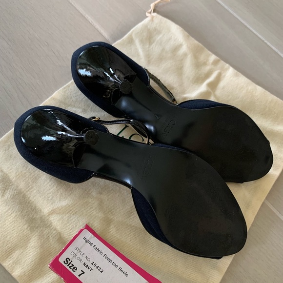 ❗️SOLD❗️J.Crew Ingrid Fabric Peep-Toe Heels - Picture 7 of 7